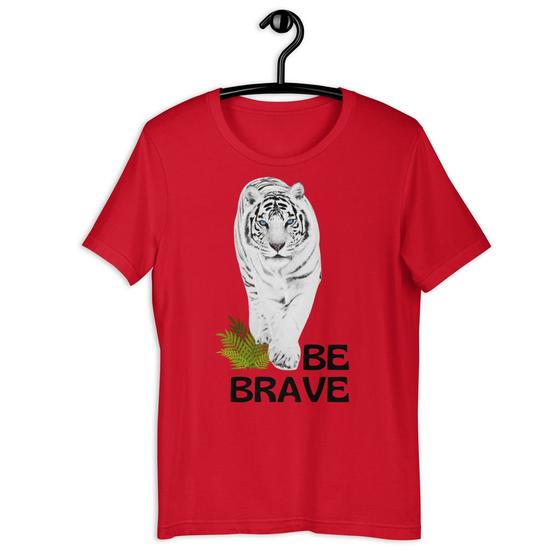 Imagem de Camiseta Tshirt Masculina Tigre Be Brave