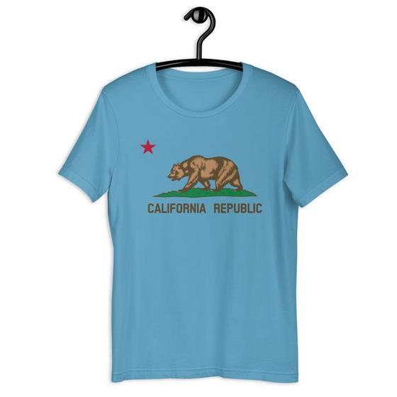 Imagem de Camiseta Tshirt Masculina Urso California Republic