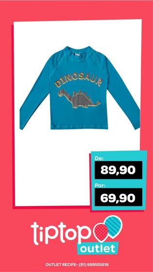 Imagem de Camiseta Turquesa  Com fator de proteção UV 50+