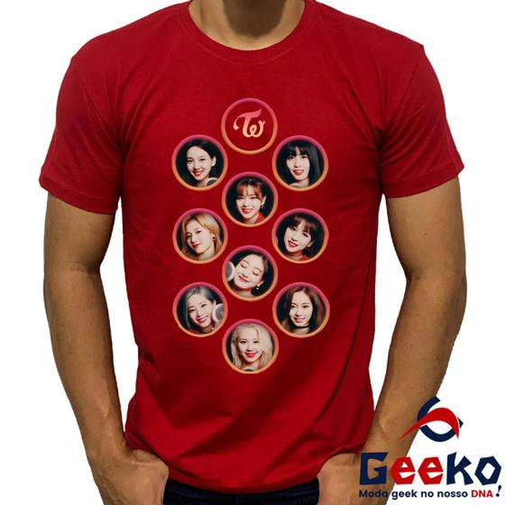 Imagem de Camiseta Twice 100% Algodão K-pop Once Geeko