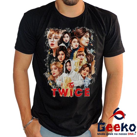 Imagem de Camiseta Twice 100% Algodão Once K-pop Geeko