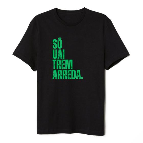 Imagem de Camiseta Uai Trem Frase Mineira Divertida