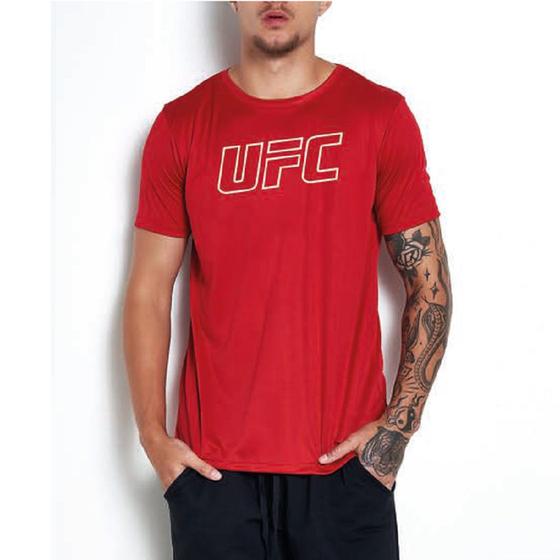 Imagem de Camiseta ufc dry big logo fighters luta  oficial poliester