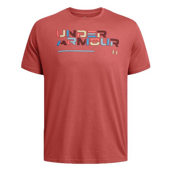 Imagem de Camiseta under armour colorblock wordmark masculina