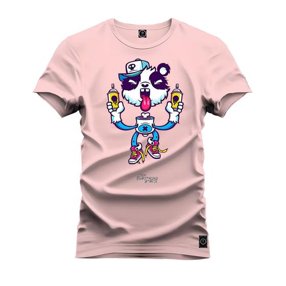 Imagem de Camiseta Unissex 100% Algodão Estampada Premium Spray Bicho