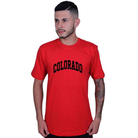 Imagem de Camiseta Unissex Algodão Colorado USA