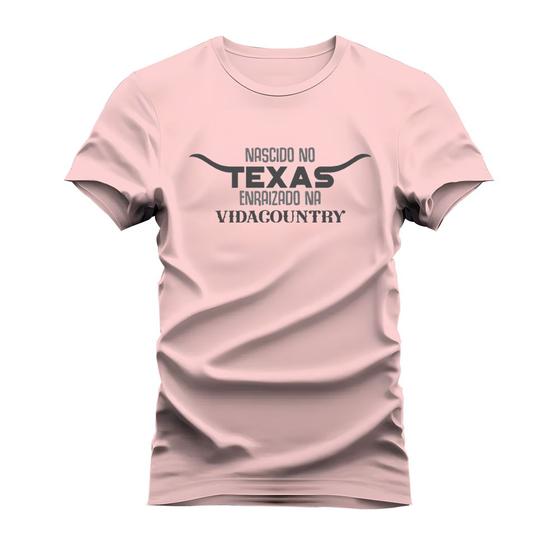 Imagem de Camiseta Unissex Algodão Estampada Confortável Nascido No Texas