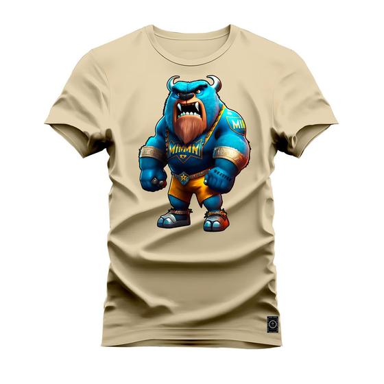Imagem de Camiseta Unissex Algodão Estampada Premium Confortável Urso Garras