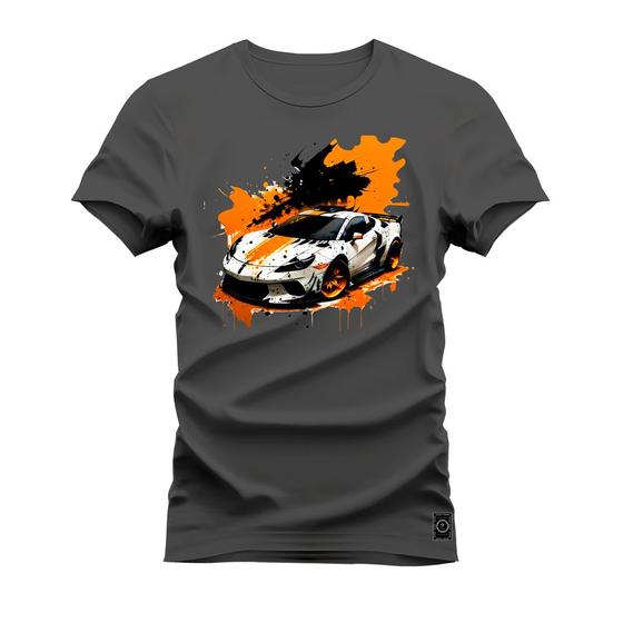 Imagem de Camiseta Unissex Algodão Macia Premium Estampada Cars Flatout