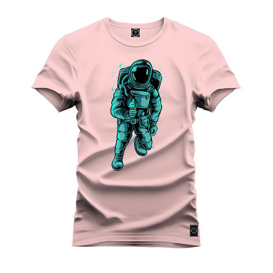 Imagem de Camiseta Unissex Algodão Premium Estampada Astronauta