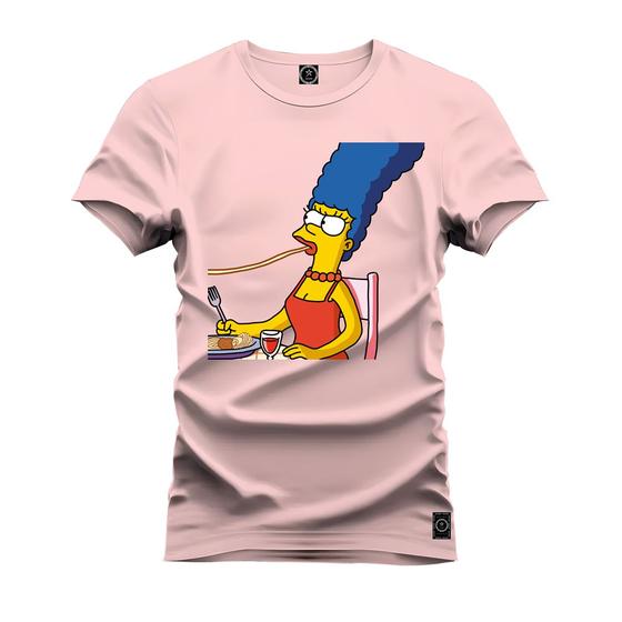 Imagem de Camiseta Unissex Algodão Premium Estampada Marge