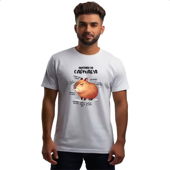 Imagem de Camiseta Unissex Anatomia da capivara