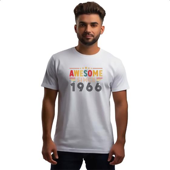 Imagem de Camiseta Unissex Awesome since 1966