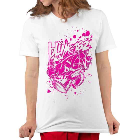 Imagem de Camiseta Unissex Blink-182 Bunny Pop Punk Rock Adulto Infantil