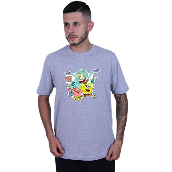 Imagem de Camiseta Unissex Bob Esponja Personagens