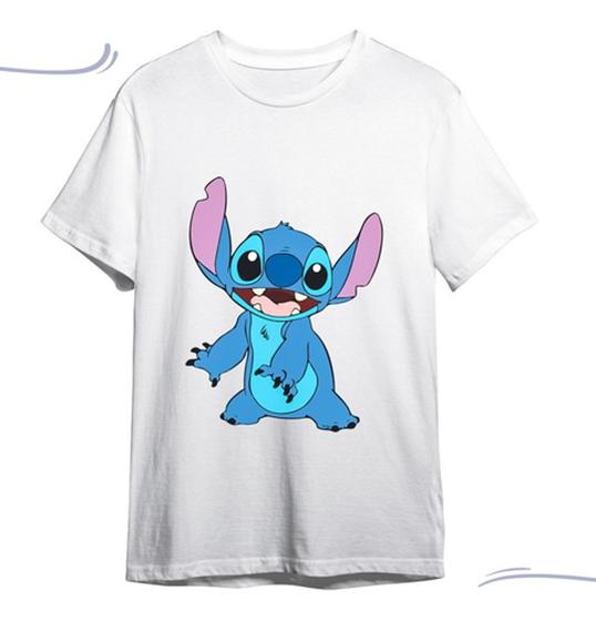 Imagem de Camiseta Unissex Camisa Personagem Lilo Stitch Filme