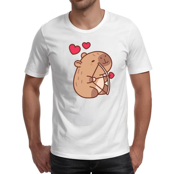 Imagem de Camiseta Unissex Capivara Cupido