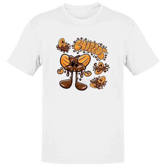 Imagem de Camiseta Unissex Churros chocolate splash