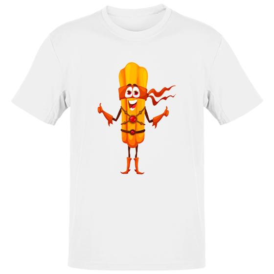 Imagem de Camiseta Unissex Churros Super Heroi