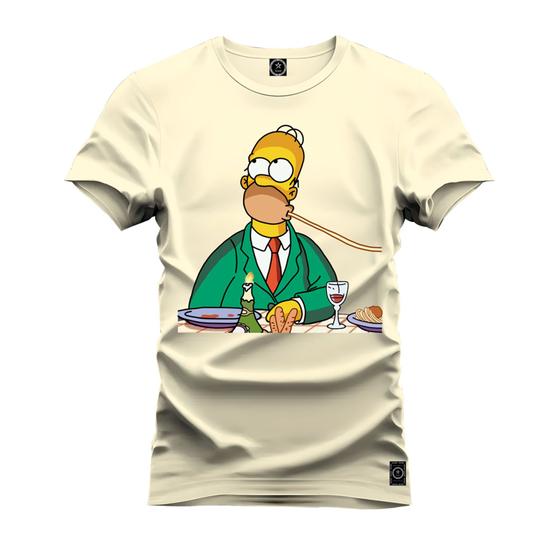 Imagem de Camiseta Unissex Confortável Estampada Premium Homer