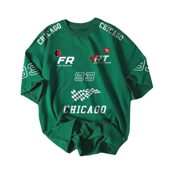 Imagem de Camiseta Unissex de Motocicleta - Manga Curta, Casual e para Uso Diário