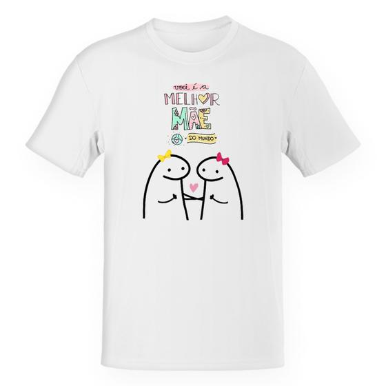 Imagem de Camiseta Unissex Dia das mães Flork Melhor mae do mundo