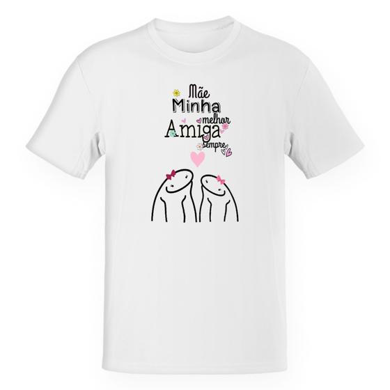 Imagem de Camiseta Unissex Dia das mães Flork minha melhor amiga