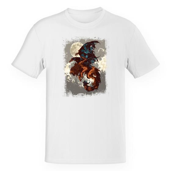 Imagem de Camiseta Unissex Divertida Criatura Mitológica Manticora 02