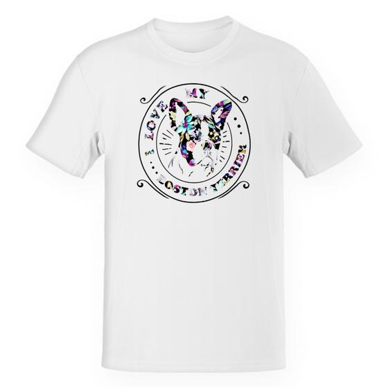 Imagem de Camiseta Unissex Divertida I love my Boston Terrier