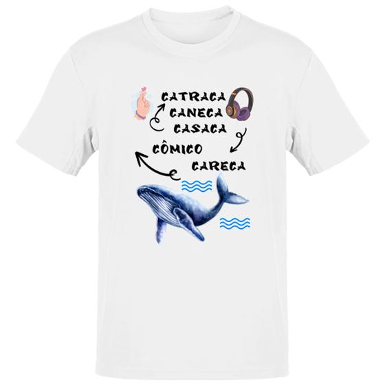 Imagem de Camiseta Unissex Dorama Caneca Catraca Careca