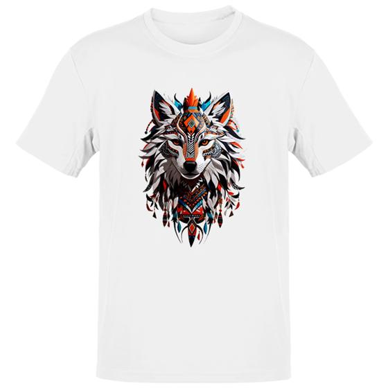 Imagem de Camiseta Unissex Espirito lobo tribal