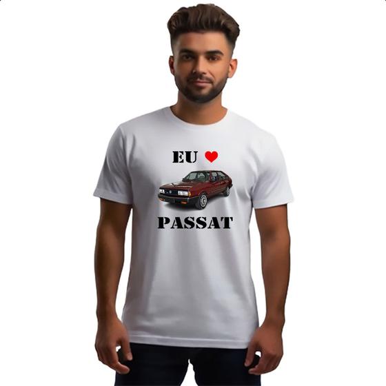 Imagem de Camiseta Unissex Eu amo passat Vermelho