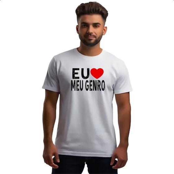 Imagem de Camiseta Unissex Eu love meu genro