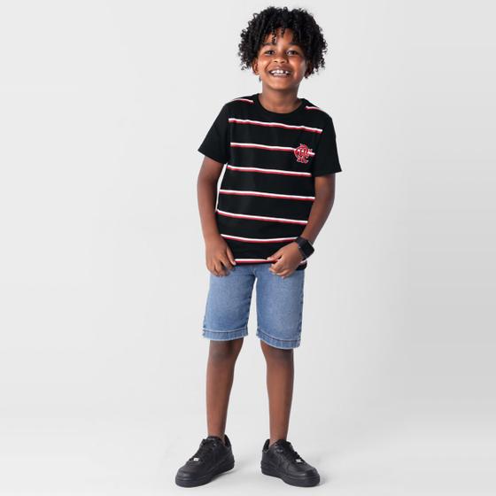 Imagem de Camiseta Unissex Flamengo em malha Infantil Brandili