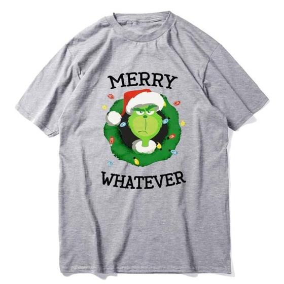 Imagem de Camiseta Unissex Grinch Natal Merry Whatever 