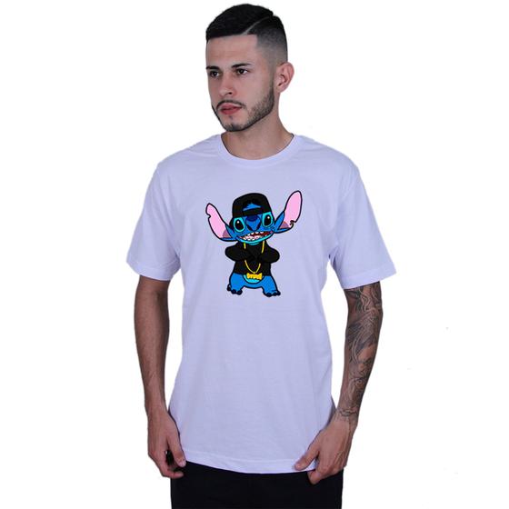 Imagem de Camiseta Unissex Lilo Stitch Gangster