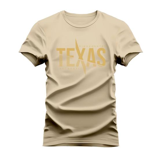 Imagem de Camiseta Unissex Mácia Confortável Estampada Texas Faca