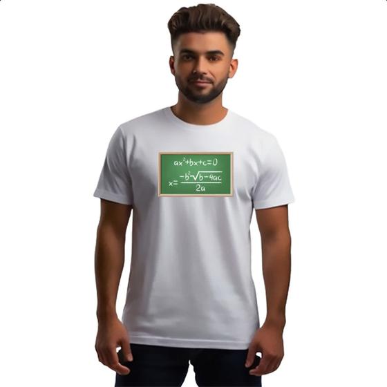 Imagem de Camiseta Unissex Matematica equacao segundo grau