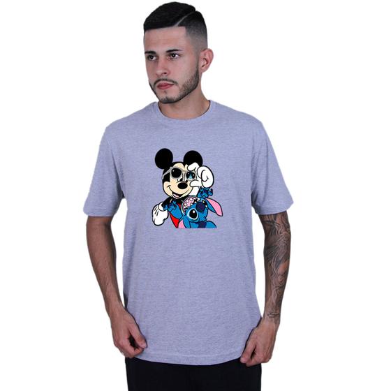 Imagem de Camiseta Unissex Mickey Lilo Stitch Friends