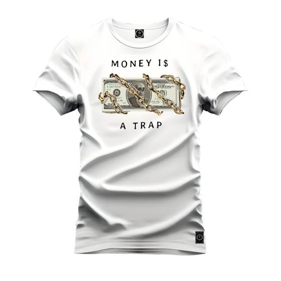 Imagem de Camiseta Unissex Money Astrid Estampada Algodão Streetwear Urbano