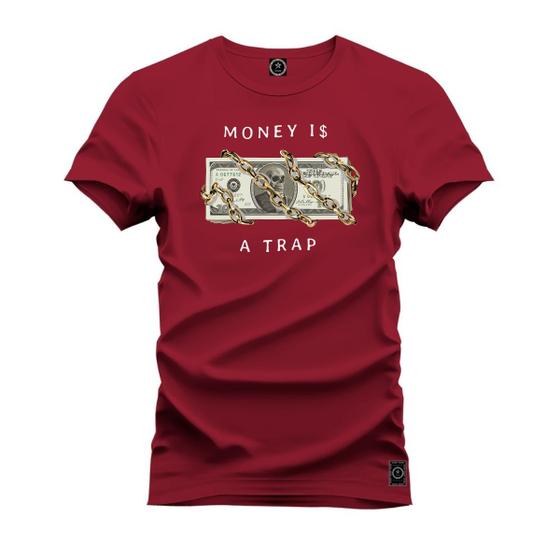 Imagem de Camiseta Unissex Money Astrid Estampada Algodão Streetwear Urbano