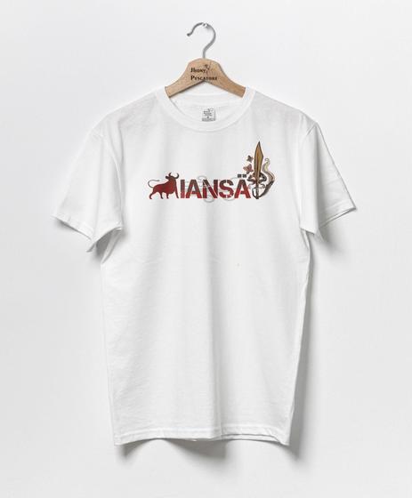 Imagem de Camiseta unissex Orixá Iansã camisa 100% Algodão premium Candomblé Umbanda Blusa Casual Básica