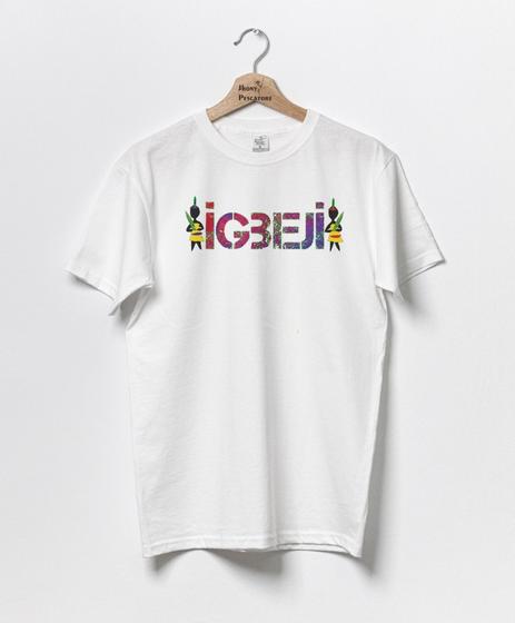 Imagem de Camiseta UNISSEX Orixá IGBEJI camisa 100% Algodão premium Candomblé Umbanda Blusa Casual CRIANÇA ERÊ