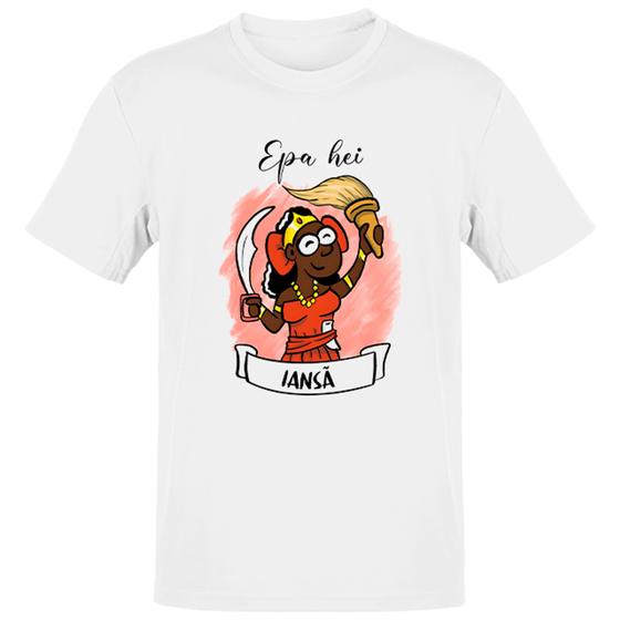 Imagem de Camiseta Unissex Orixas Cartoon Iansa Epa Hei