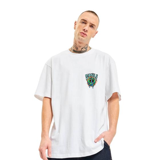 Imagem de Camiseta Unissex Oversized Smile Treino Maromba Academia Streetwear