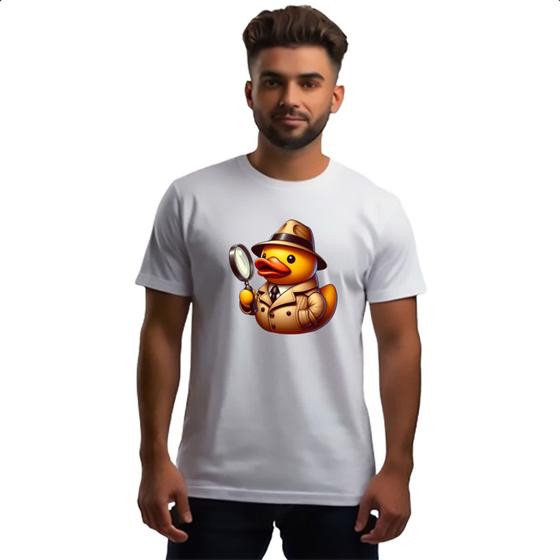 Imagem de Camiseta Unissex Patinho de borracha Detetive