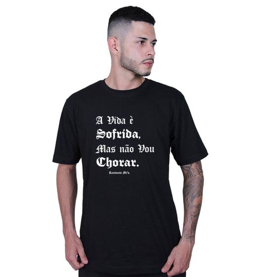 Imagem de Camiseta Unissex Racionais Mcs A vida