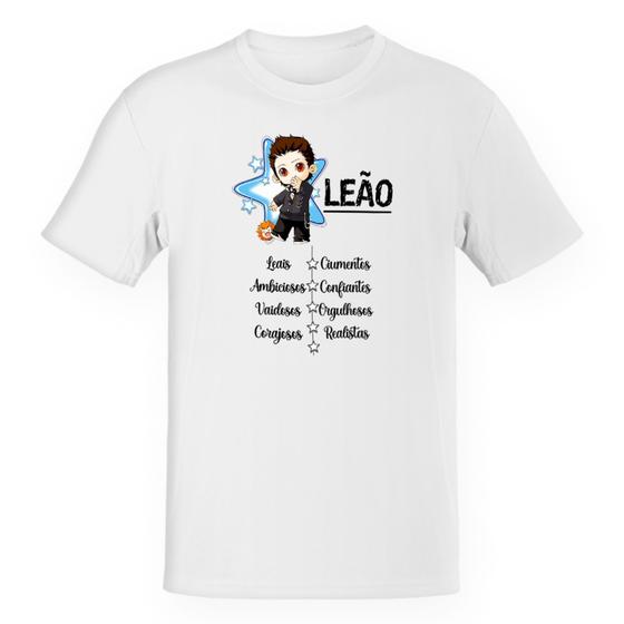 Imagem de Camiseta Unissex Signo Cute Leão