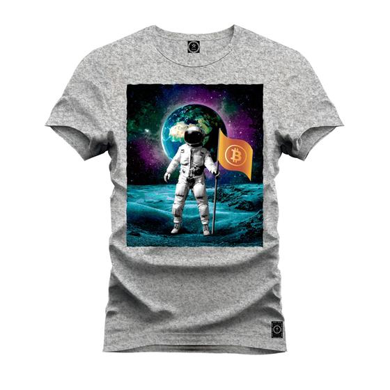 Imagem de Camiseta Unissex T-Shirt 100% Algodão Estampada Nasa Lua