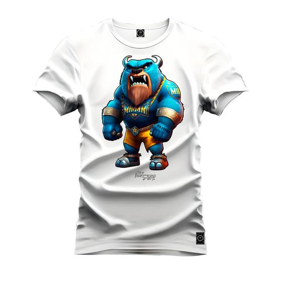 Imagem de Camiseta Unissex T-Shirt 100% Algodão Estampada Urso Garras